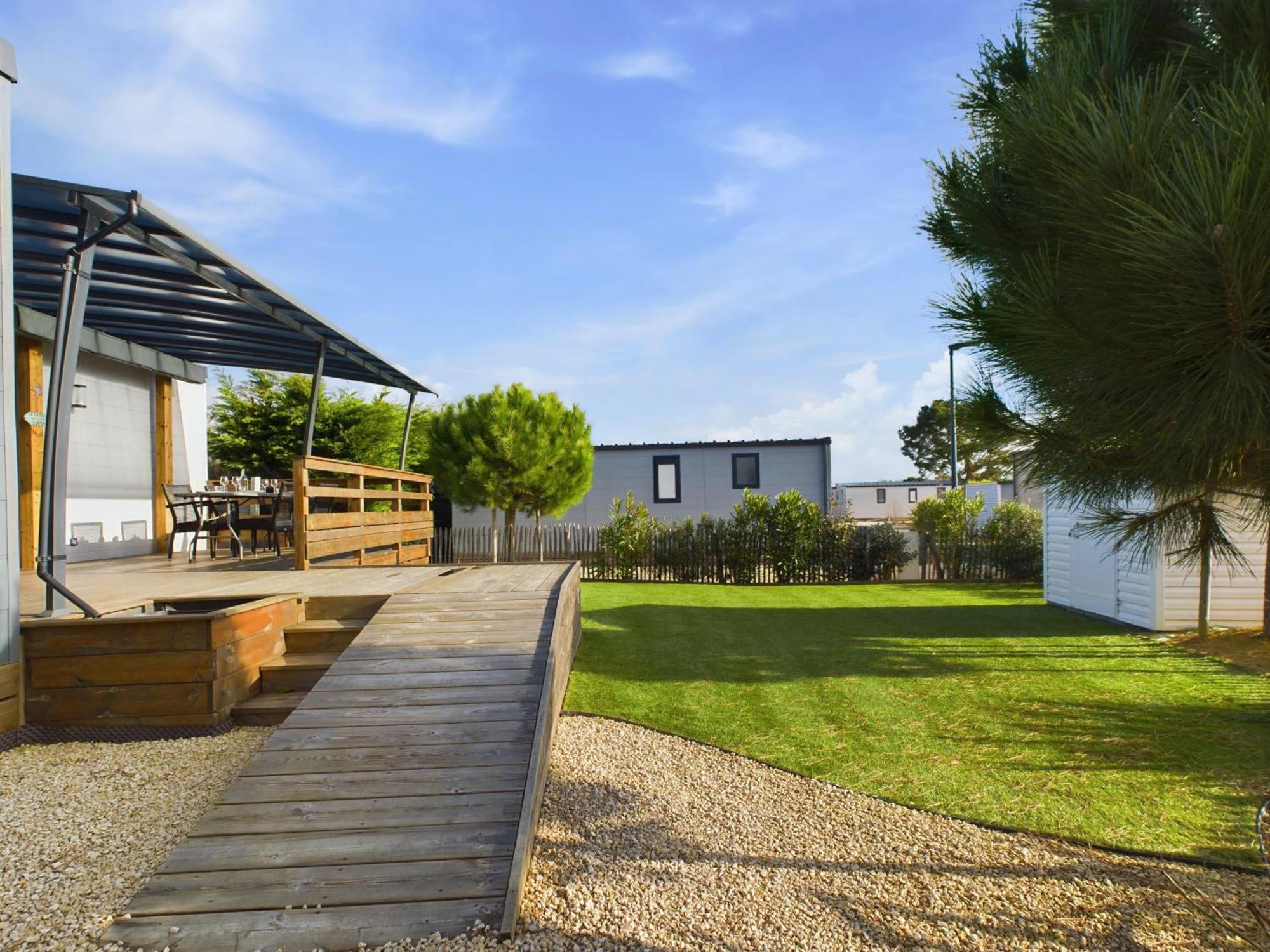 Beau Chalet Pour 4 Pers - Acces Piscine Chauffee Bretignolles-sur-Mer Extérieur photo