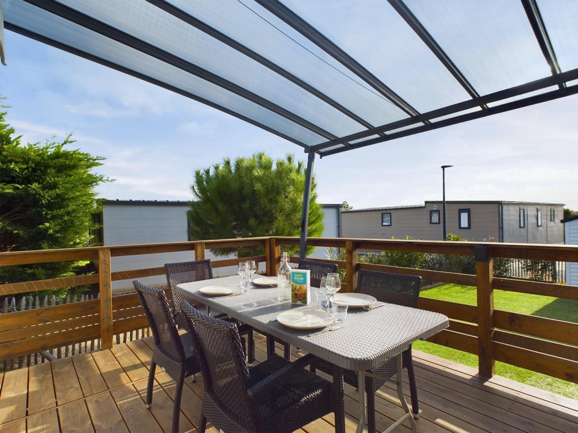 Beau Chalet Pour 4 Pers - Acces Piscine Chauffee Bretignolles-sur-Mer Extérieur photo