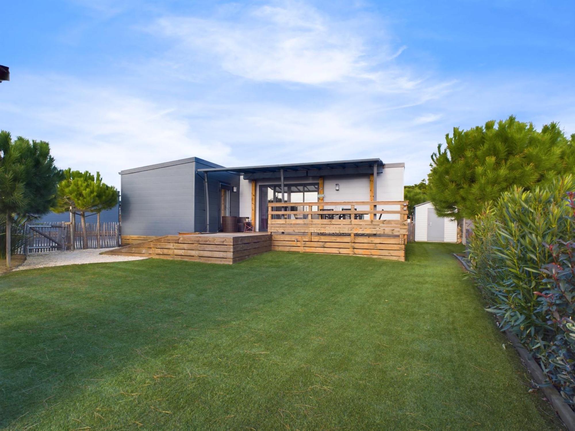 Beau Chalet Pour 4 Pers - Acces Piscine Chauffee Bretignolles-sur-Mer Extérieur photo
