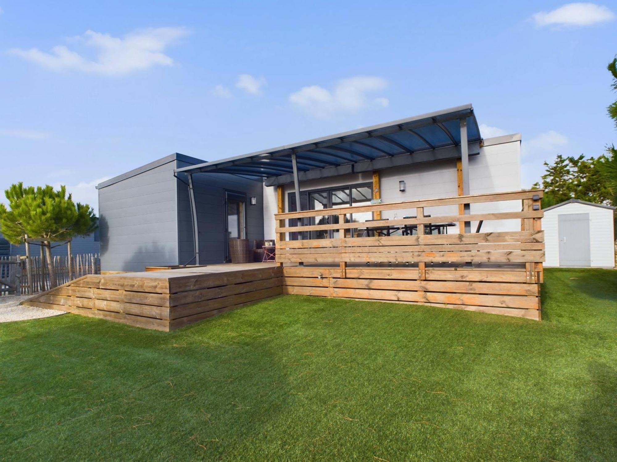 Beau Chalet Pour 4 Pers - Acces Piscine Chauffee Bretignolles-sur-Mer Extérieur photo