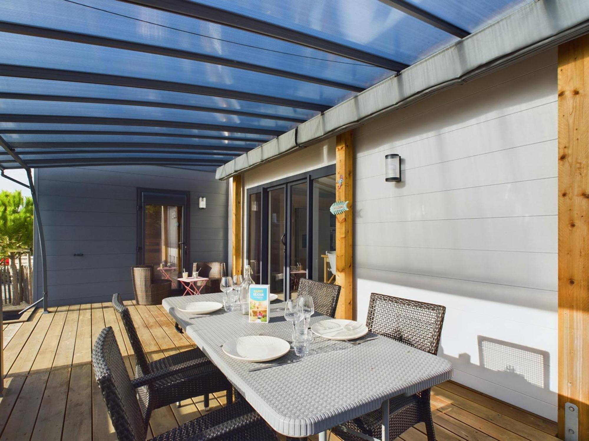 Beau Chalet Pour 4 Pers - Acces Piscine Chauffee Bretignolles-sur-Mer Extérieur photo